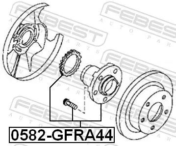 FEBEST Wheel Hub (0582-GFRA44)