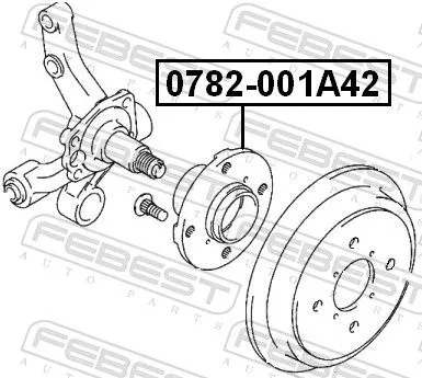 FEBEST Wheel Hub (0782-001A42)