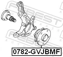 FEBEST Wheel Hub (0782-GVJBMF)