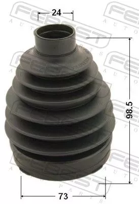 FEBEST Bellow, drive shaft (0817P-B13)
