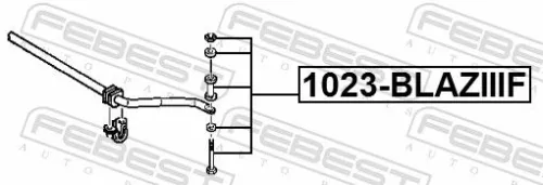 FEBEST Link/Coupling Rod, stabiliser bar (1023-BLAZIIIF)