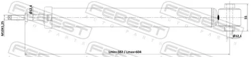 FEBEST Shock Absorber (12110-004R)