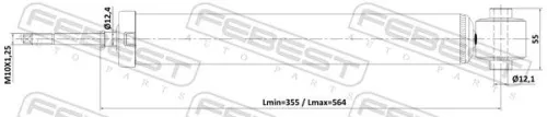FEBEST Shock Absorber (12110-019R)