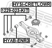 FEBEST Camber Correction Screw Set (1229-023-KIT)