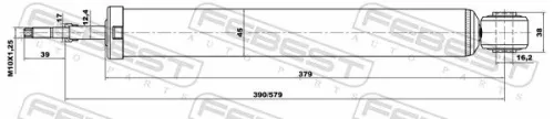 FEBEST Shock Absorber (12650961R)