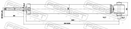 FEBEST Shock Absorber (12656601R)