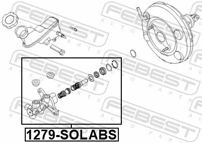 FEBEST Brake Master Cylinder (1279-SOLABS)