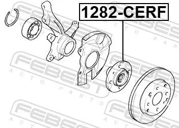FEBEST Wheel Hub (1282-CERF)