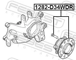 FEBEST Wheel Hub (1282-D34WDR)