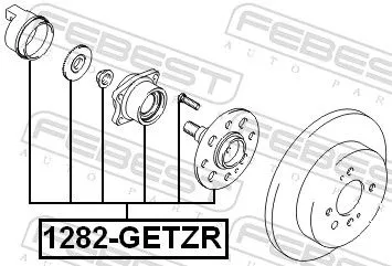 FEBEST Wheel Hub (1282-GETZR)