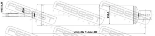 FEBEST Shock Absorber (14110-007R)