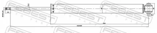 FEBEST Shock Absorber (164469998R)