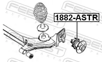 FEBEST Wheel Hub (1882-ASTR)