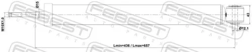FEBEST Shock Absorber (19110-003R)