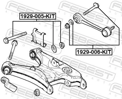 FEBEST Camber Correction Screw Set (1929-006-KIT)