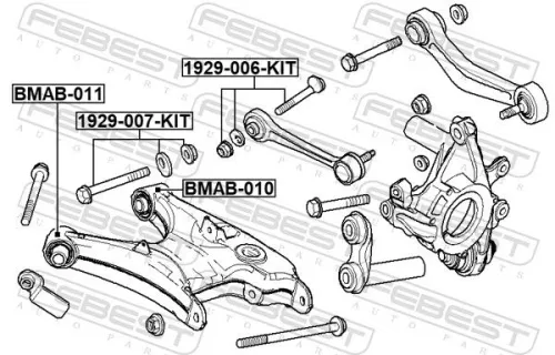 FEBEST Camber Correction Screw (1929-007-KIT)