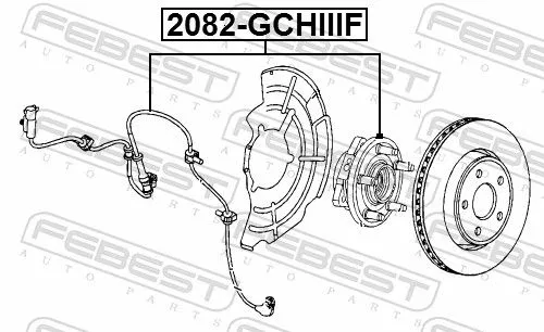 FEBEST Wheel Hub (2082-GCHIIIF)