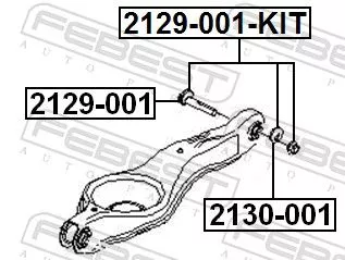 FEBEST Camber Correction Screw (2129-001)