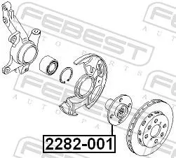 FEBEST Wheel Hub (2282-001)