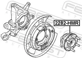 FEBEST Wheel Hub (2282-HMR)
