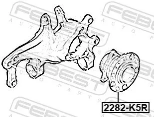 FEBEST Wheel Hub (2282-K5R)