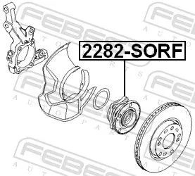 FEBEST Wheel Hub (2282-SORF)
