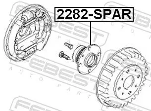 FEBEST Wheel Hub (2282-SPAR)