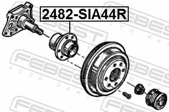 FEBEST Wheel Hub (2482-SIA44R)