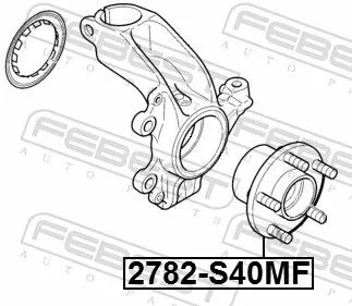 FEBEST Wheel Hub (2782-S40MF)
