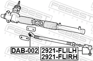 FEBEST Tie Rod End (2921-FLIRH)