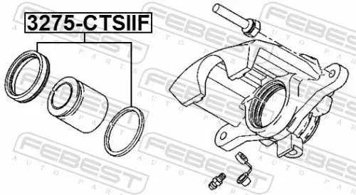 FEBEST Repair Kit, brake caliper (3275-CTSIIF)