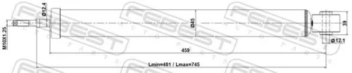 FEBEST Shock Absorber (35110-004R)
