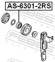 FEBEST Bearing (AS-6301-2RS)