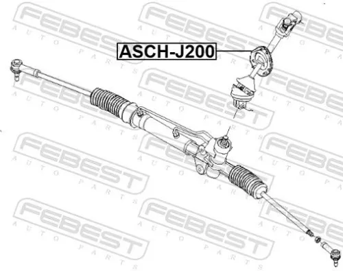 FEBEST Steering Shaft (ASCH-J200)