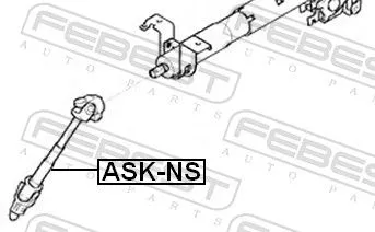 FEBEST Steering Shaft (ASK-NS)