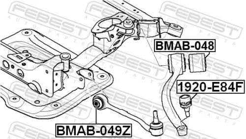 FEBEST Mounting, control/trailing arm (BMAB-048)