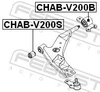 FEBEST Mounting, control/trailing arm (CHAB-V200S)