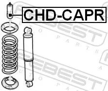 FEBEST Rubber Buffer, suspension (CHD-CAPR)