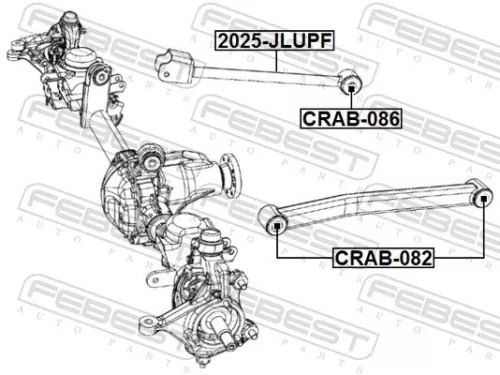 FEBEST Mounting, control/trailing arm (CRAB-086)