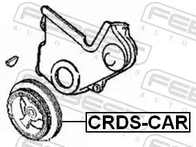 FEBEST Belt Pulley, crankshaft (CRDS-CAR)