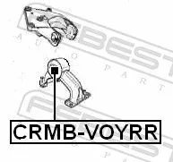 FEBEST Mounting, engine (CRMB-VOYRR)