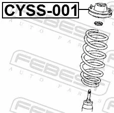 FEBEST Suspension Strut Support Mount (CYSS-001)