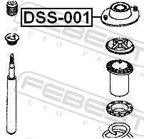 FEBEST Suspension Strut Support Mount (DSS-001)