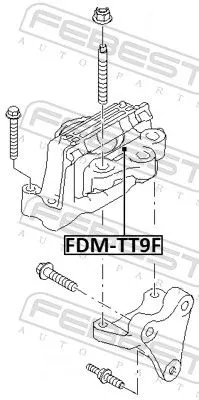FEBEST Mounting, engine (FDM-TT9F)