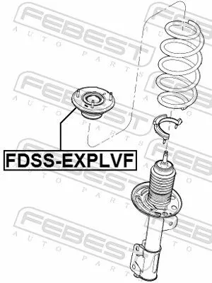 FEBEST Suspension Strut Support Mount (FDSS-EXPLVF)