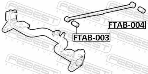 FEBEST Bushing, leaf spring (FTAB-004)
