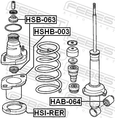FEBEST Spring Seat (HSI-RER)