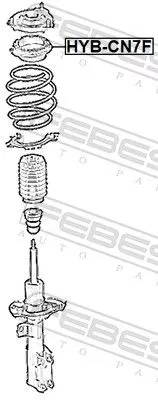 FEBEST Rolling Bearing, suspension strut support mount (HYB-CN7F)