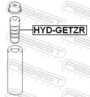 FEBEST Rubber Buffer, suspension (HYD-GETZR)