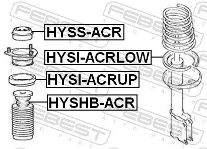 FEBEST Spring Seat (HYSI-ACRLOW)
